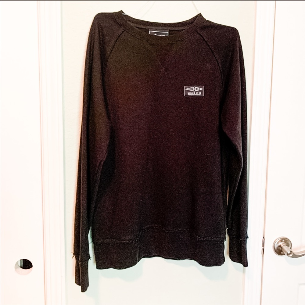 The Hundreds Black Crew Sweatshirt - Picture 1 of 8